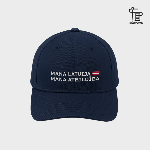 Izšūta Vasaras Cepure "Mana Latvija"