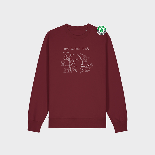 Organiskās kokvilnas džemperis "Mani saprast ir kā"