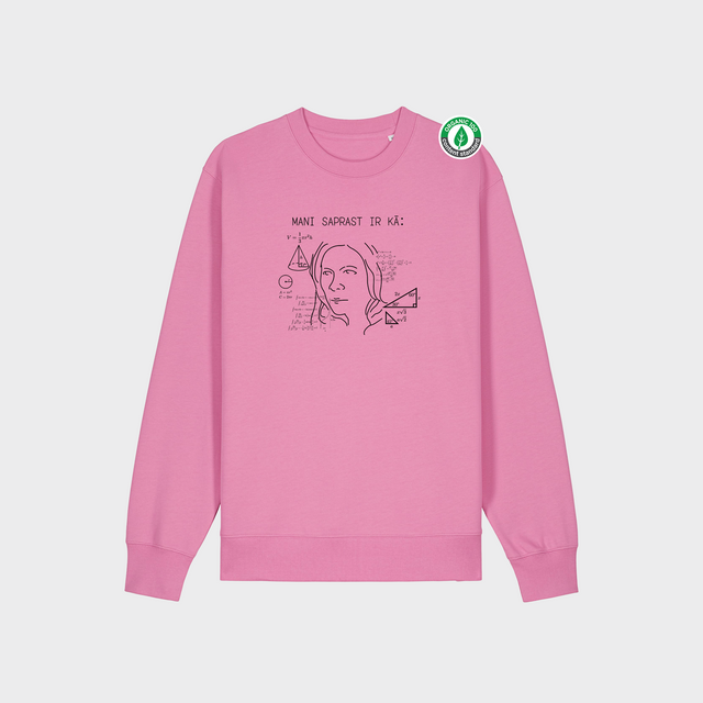 Organiskās kokvilnas džemperis "Mani saprast ir kā"