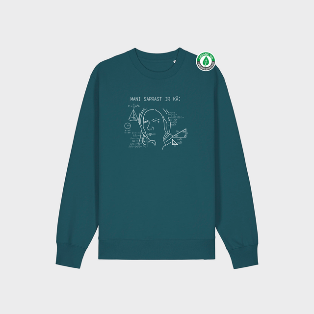 Organiskās kokvilnas džemperis "Mani saprast ir kā"