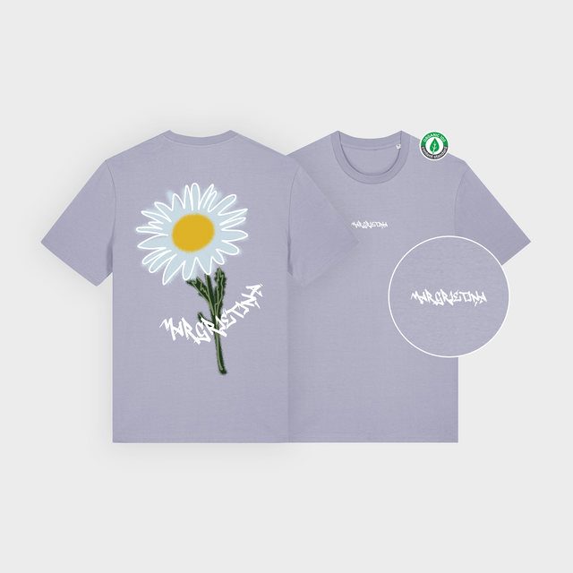 Organiskās kokvilnas T-krekls "Margrietiņa"