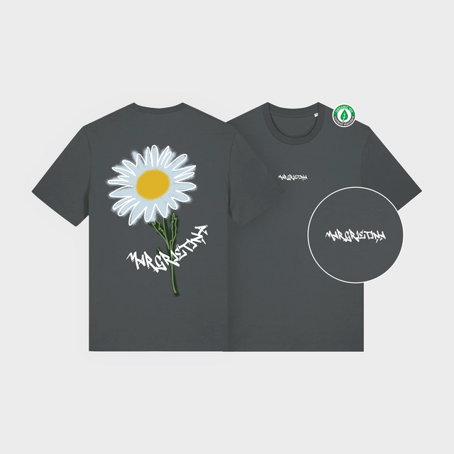 Organiskās kokvilnas T-krekls "Margrietiņa"