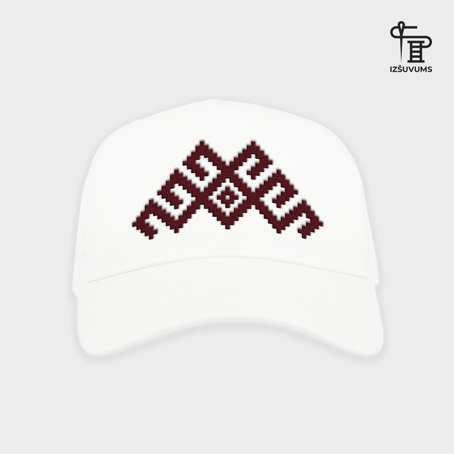 Izšūta cepure "Mārtiņa Zīme"