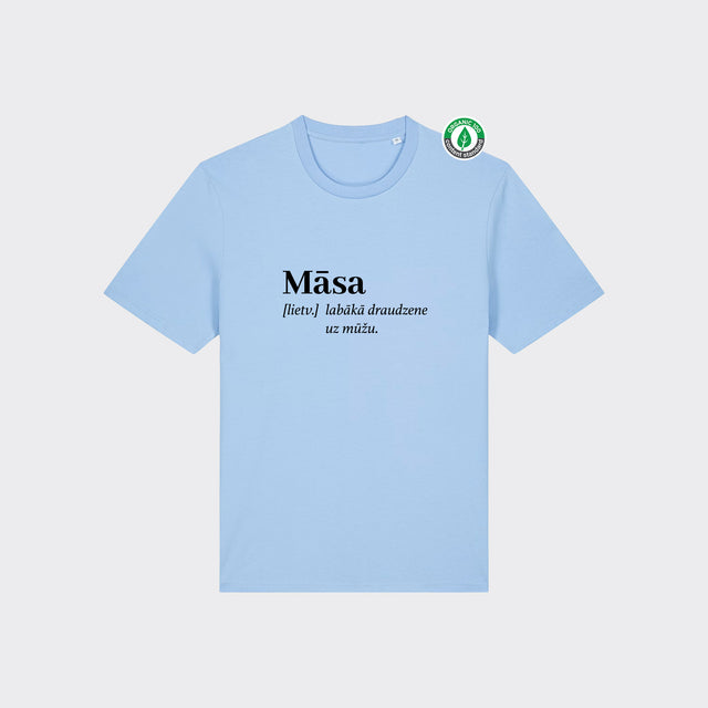 Organiskās kokvilnas T-krekls "Māsa (lietv.)"