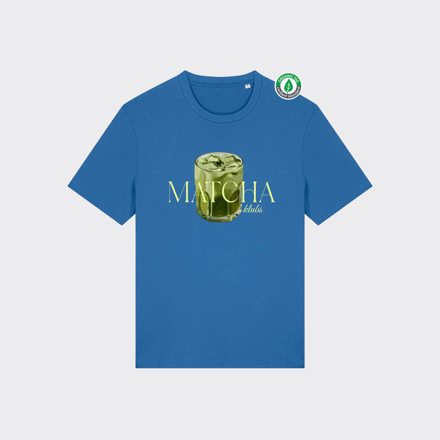 Organiskās kokvilnas T-krekls "Matcha klubs"