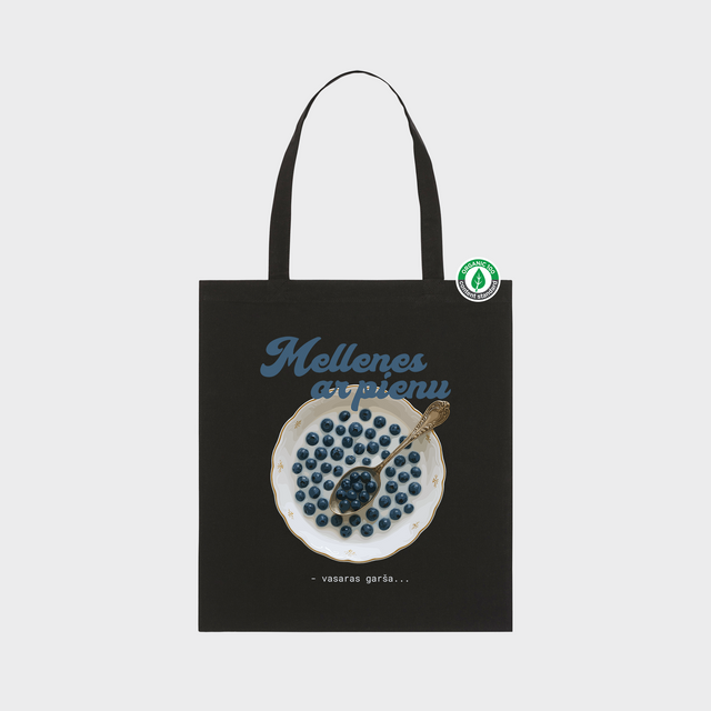 Auduma maisiņš "Melleņu piens"