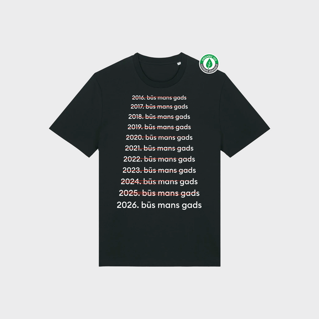 Organiskās kokvilnas T-krekls "2026. būs mans gads"
