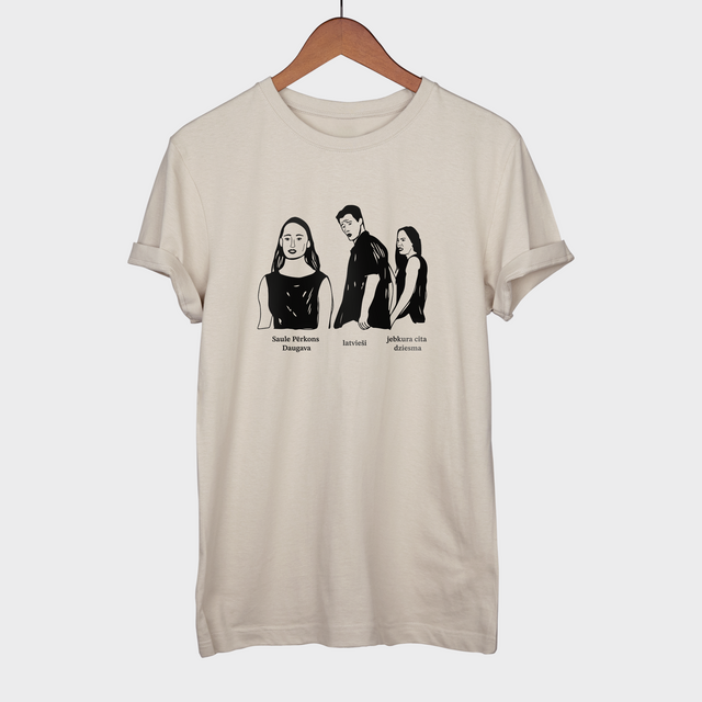 T-krekls "Latvieši - Saule, Pērkons, Daugava"