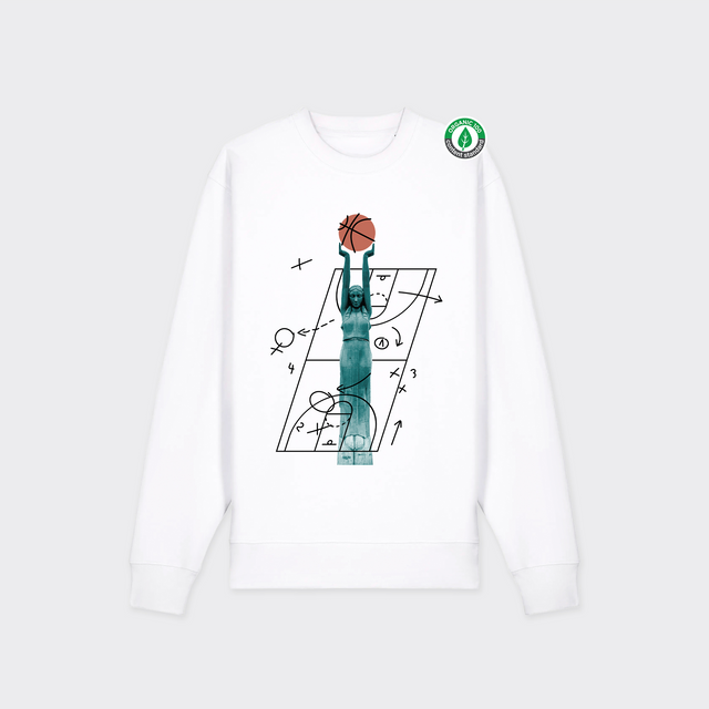 Organiskās kokvilnas džemperis "Milda Basketboliste"