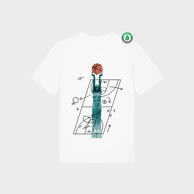 Organiskās kokvilnas T-krekls "Milda Basketboliste"