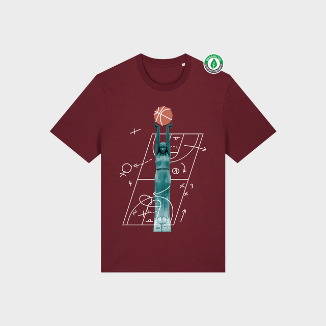 Organiskās kokvilnas T-krekls "Milda Basketboliste"