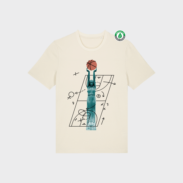 Organiskās kokvilnas T-krekls "Milda Basketboliste"