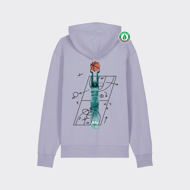 Organiskās kokvilnas hūdijs "Milda Basketboliste"