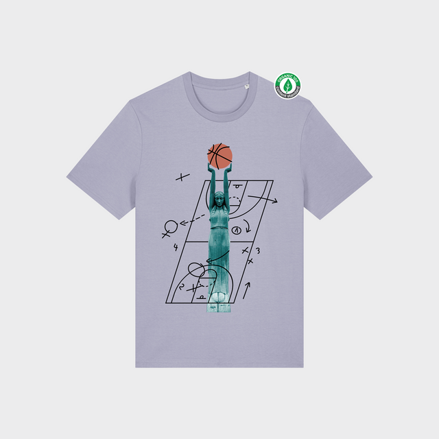 Organiskās kokvilnas T-krekls "Milda Basketboliste"