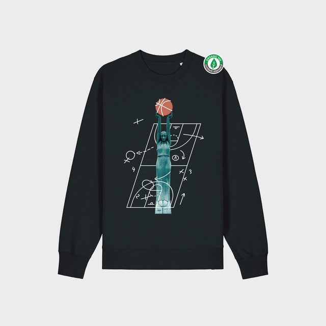 Organiskās kokvilnas džemperis "Milda Basketboliste"