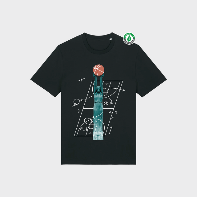 Organiskās kokvilnas T-krekls "Milda Basketboliste"