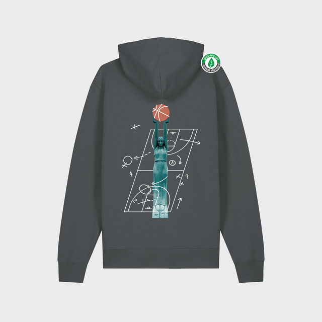 Organiskās kokvilnas hūdijs "Milda Basketboliste"