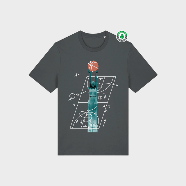 Organiskās kokvilnas T-krekls "Milda Basketboliste"