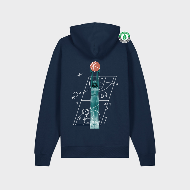 Organiskās kokvilnas hūdijs "Milda Basketboliste"