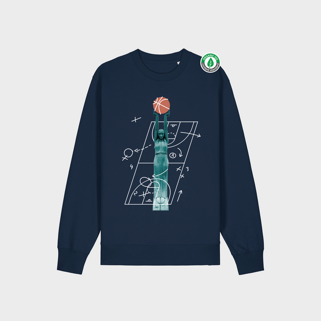 Organiskās kokvilnas džemperis "Milda Basketboliste"