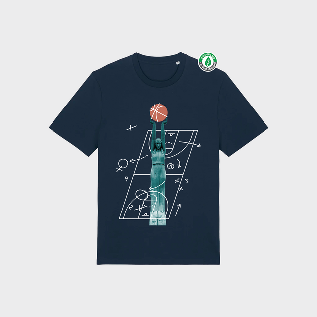 Organiskās kokvilnas T-krekls "Milda Basketboliste"