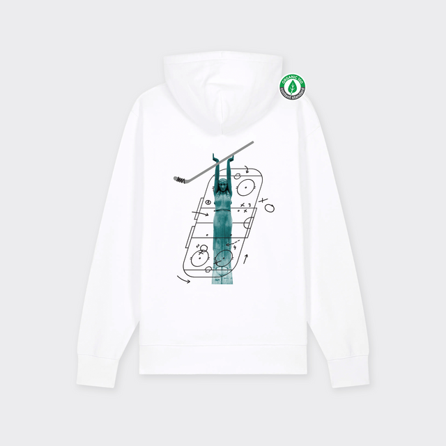 Organiskās kokvilnas hūdijs "Milda Hokejiste"