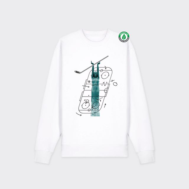 Organiskās kokvilnas džemperis "Milda Hokejiste"