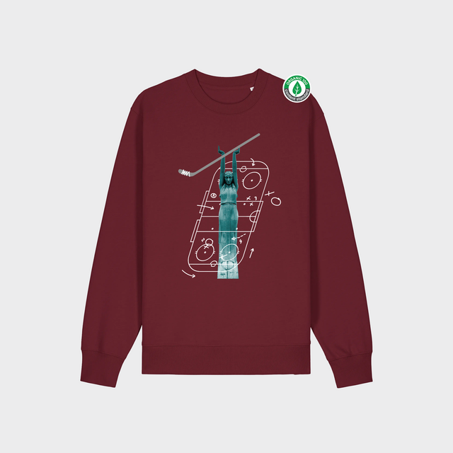 Organiskās kokvilnas džemperis "Milda Hokejiste"