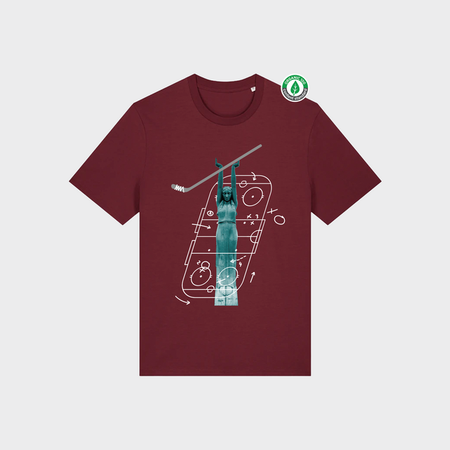 Organiskās kokvilnas T-krekls "Milda Hokejiste"