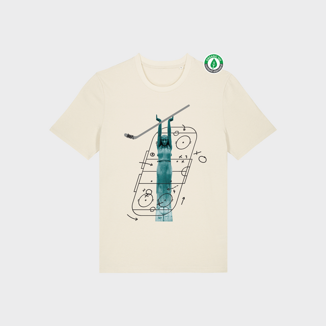 Organiskās kokvilnas T-krekls "Milda Hokejiste"