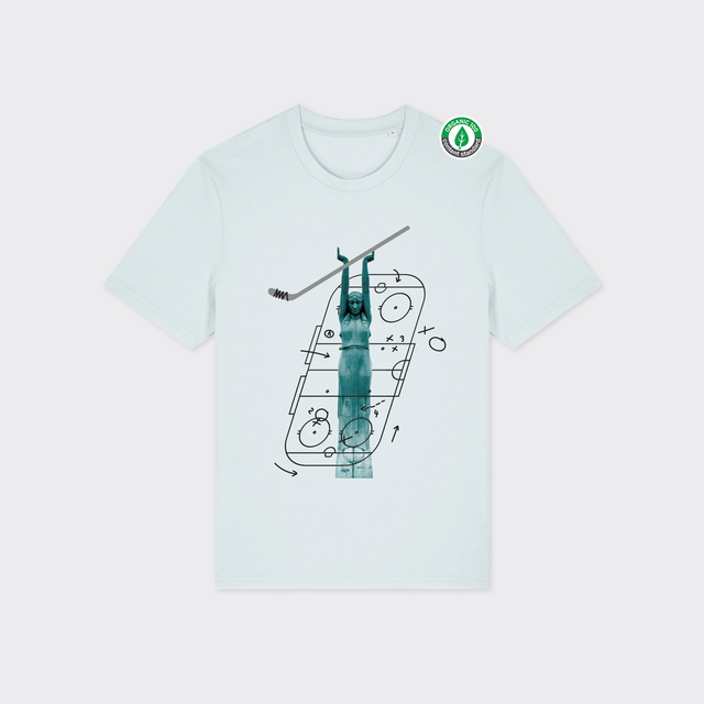 Organiskās kokvilnas T-krekls "Milda Hokejiste"