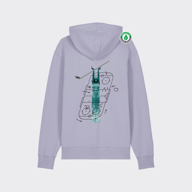 Organiskās kokvilnas hūdijs "Milda Hokejiste"