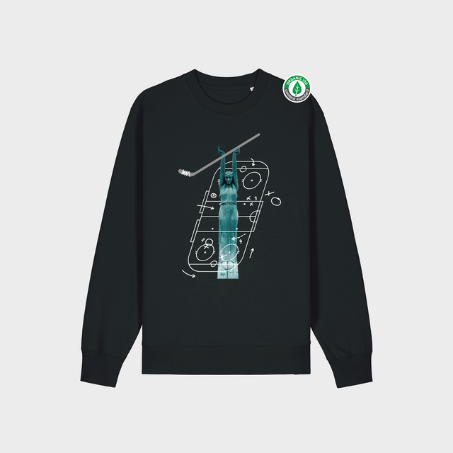 Organiskās kokvilnas džemperis "Milda Hokejiste"