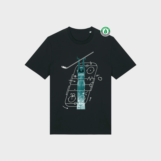 Organiskās kokvilnas T-krekls "Milda Hokejiste"