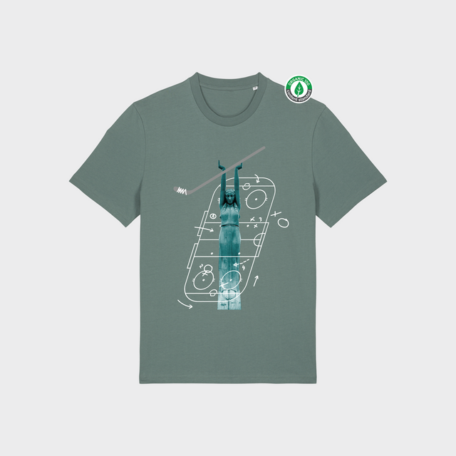 Organiskās kokvilnas T-krekls "Milda Hokejiste"