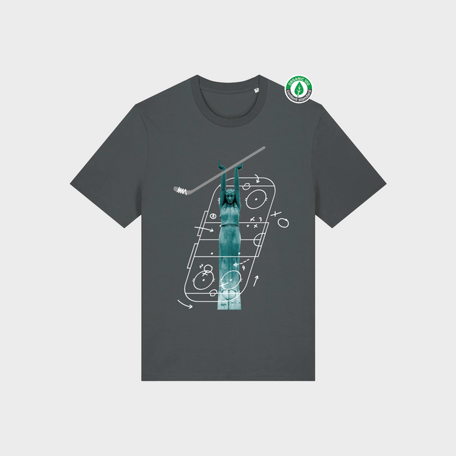 Organiskās kokvilnas T-krekls "Milda Hokejiste"