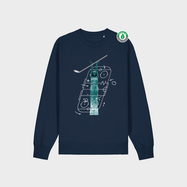 Organiskās kokvilnas džemperis "Milda Hokejiste"