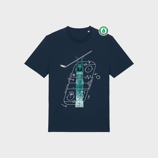 Organiskās kokvilnas T-krekls "Milda Hokejiste"