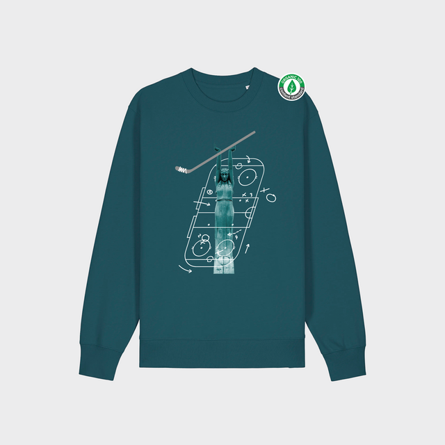 Organiskās kokvilnas džemperis "Milda Hokejiste"