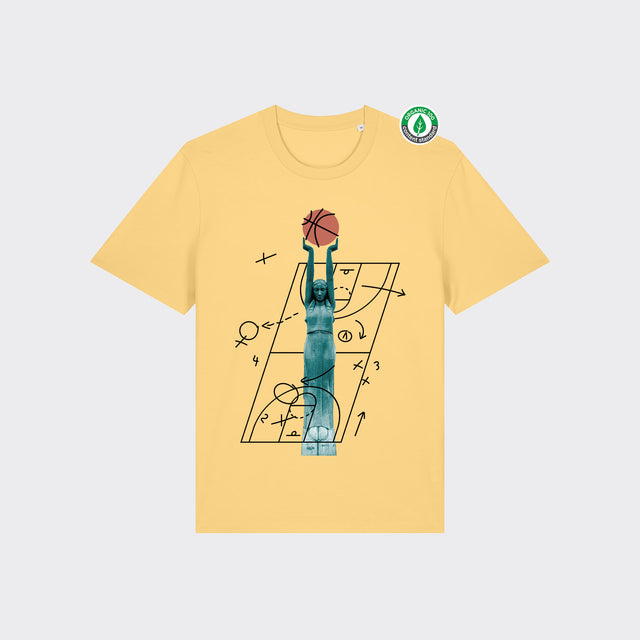 Organiskās kokvilnas T-krekls "Milda Basketboliste"
