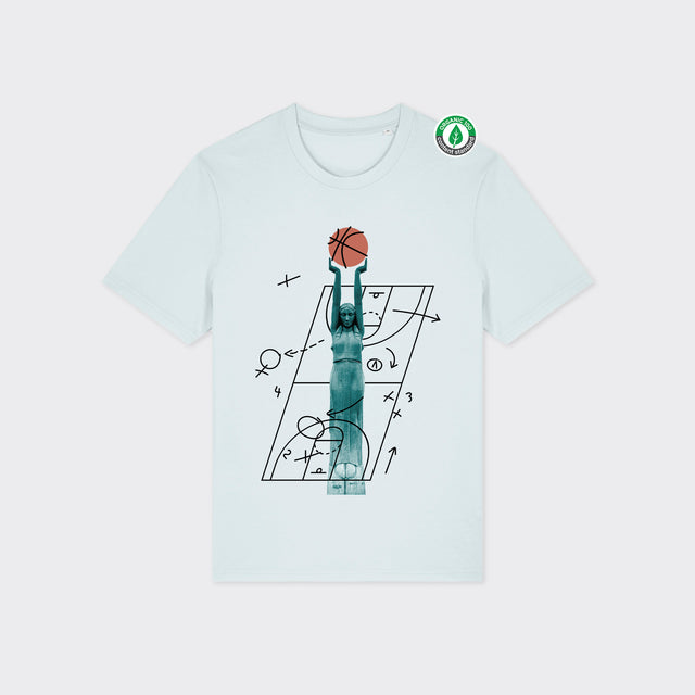 Organiskās kokvilnas T-krekls "Milda Basketboliste"