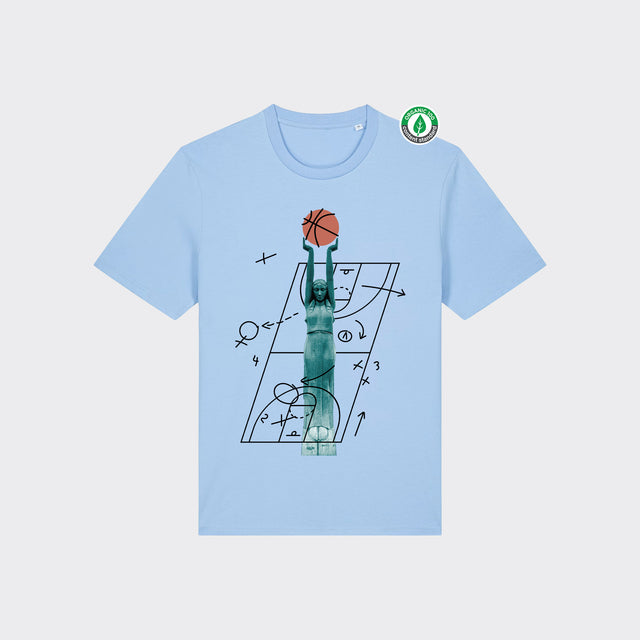 Organiskās kokvilnas T-krekls "Milda Basketboliste"