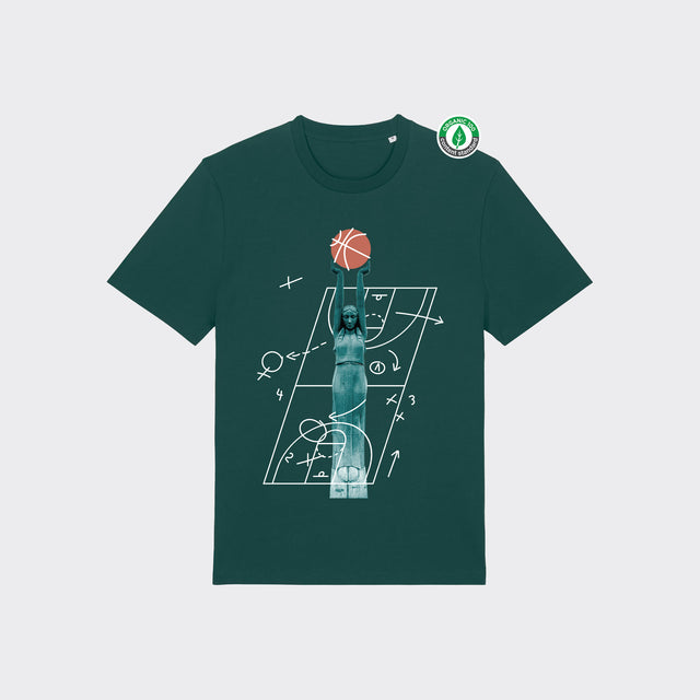 Organiskās kokvilnas T-krekls "Milda Basketboliste"