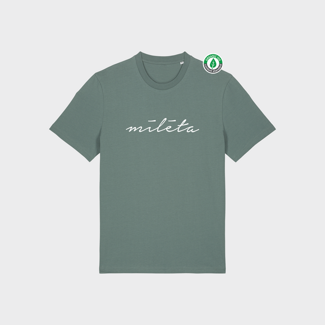 Organiskās kokvilnas T-krekls "Mīlēta"