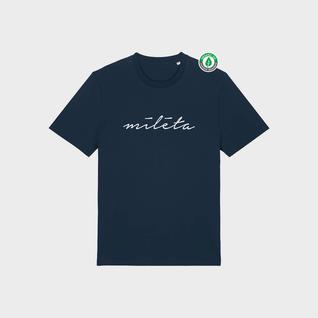 Organiskās kokvilnas T-krekls "Mīlēta"