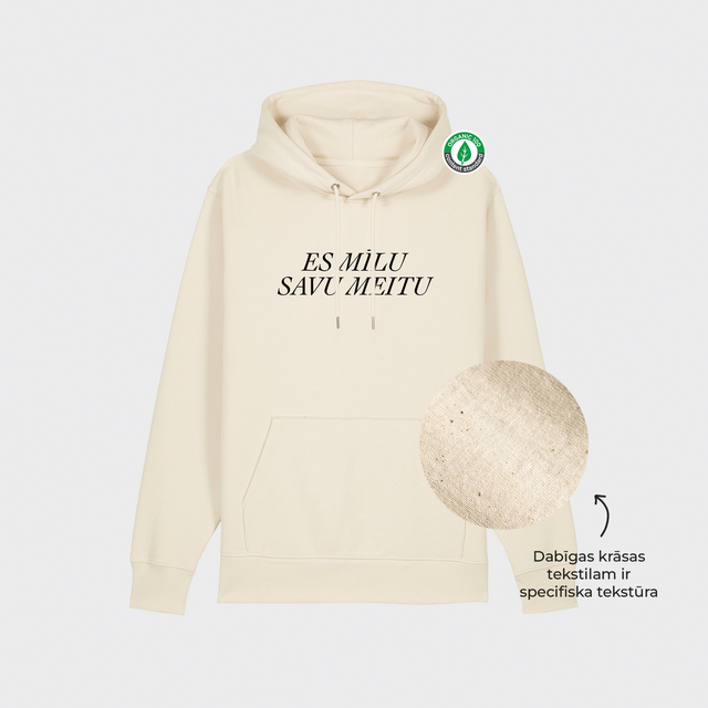 Organiskās kokvilnas Hūdijs "Es mīlu savu meitu"