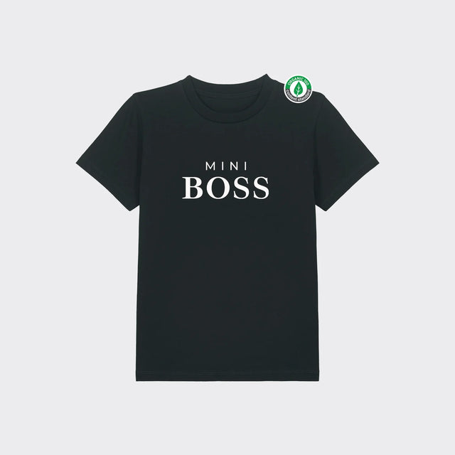 % Bērnu 7-8 gadi T-krekls "Mini BOSS"