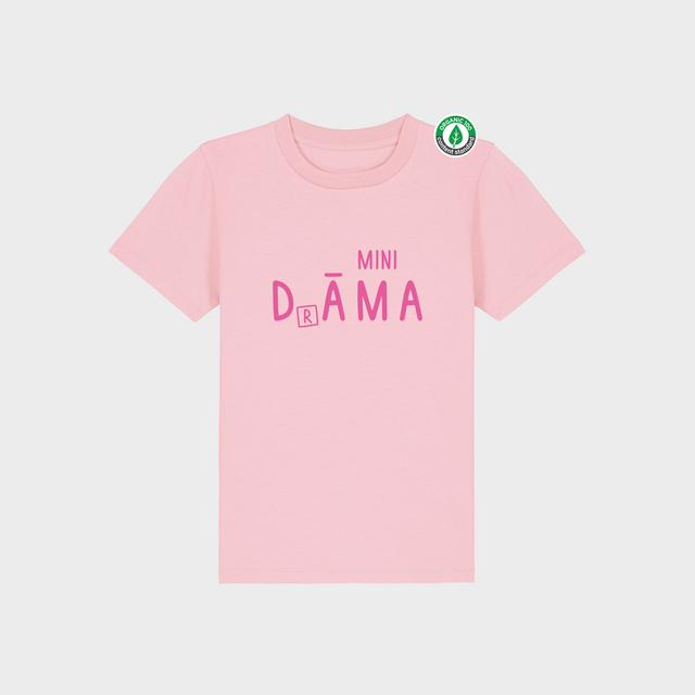 Organiskās kokvilnas bērnu T-krekls "Mini D(r)āma"