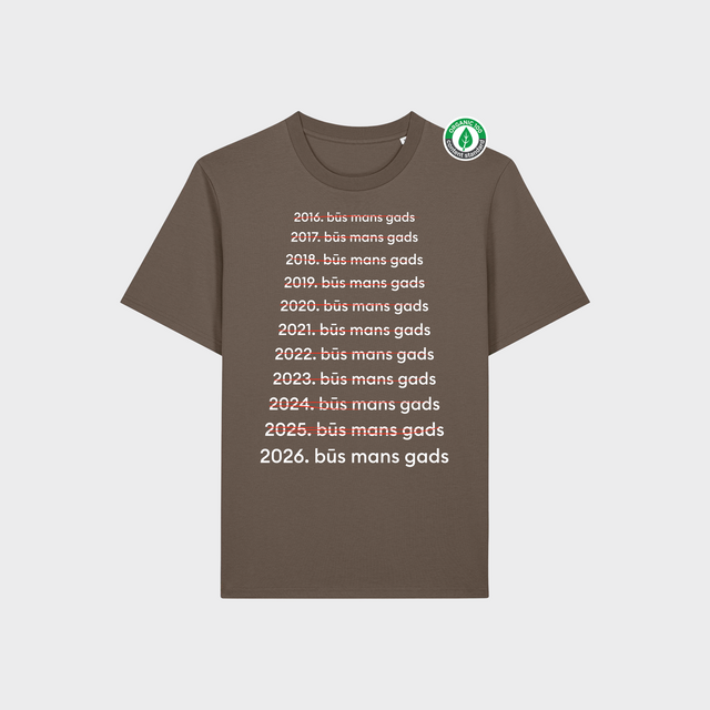 Organiskās kokvilnas T-krekls "2026. būs mans gads"