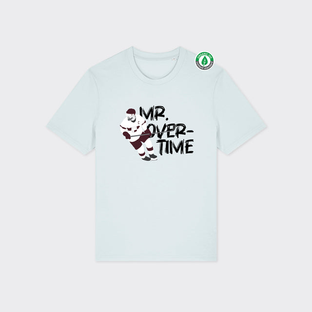 Organiskās kokvilnas T-krekls "Mr. Overtime"